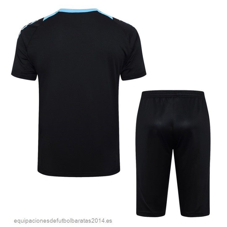 Nuevo Entrenamiento Conjunto Completo Argentina 2024 Negro II Azul Baratas